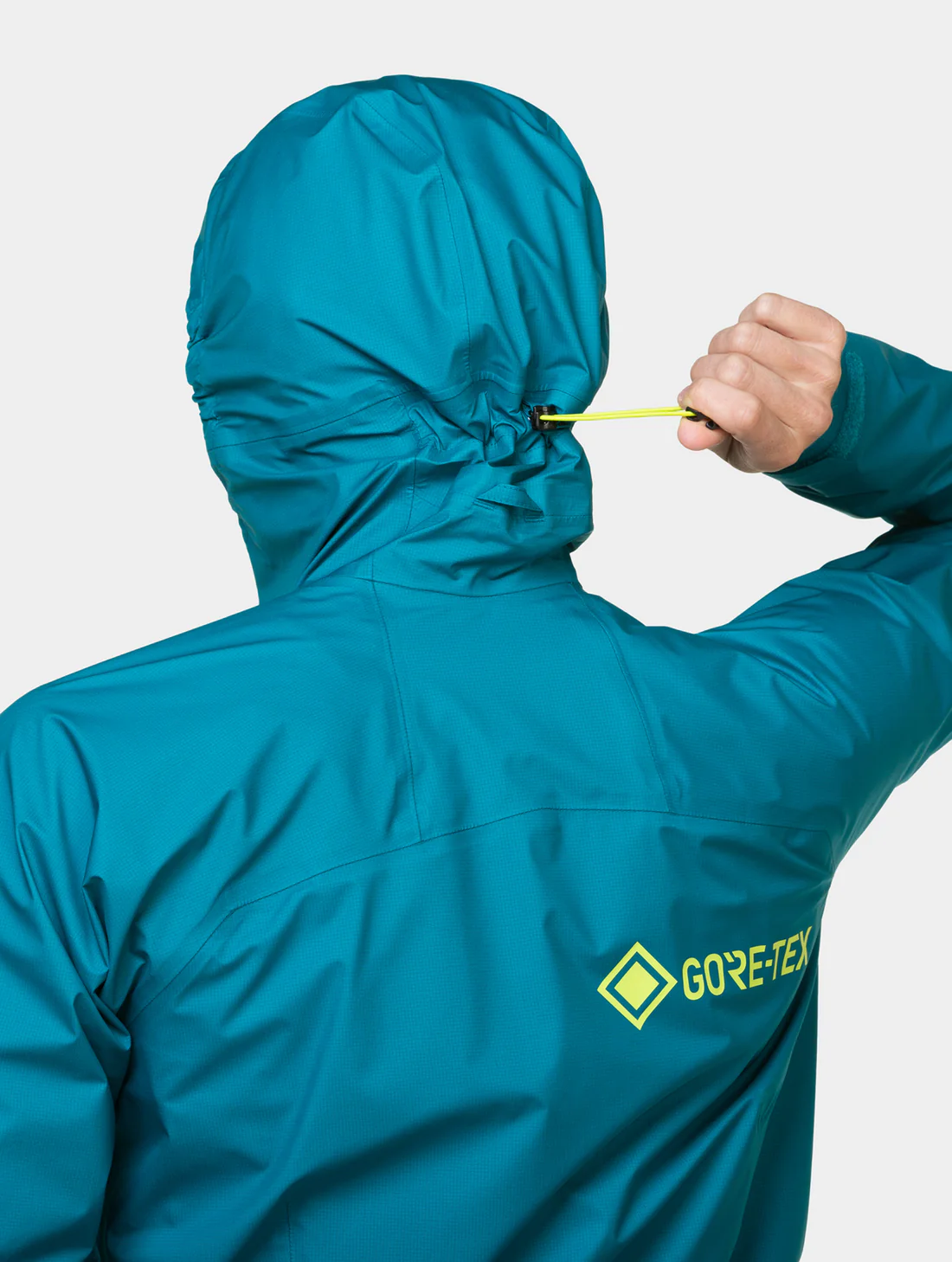 RONHILL Wmn's Tech Gore-Tex Mercurial Jacket Marine/Acid - Image 9