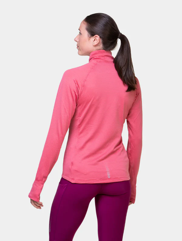 RONHILL Wmn's Tech Winter 1/2 Zip Salsa/Mango - Image 2