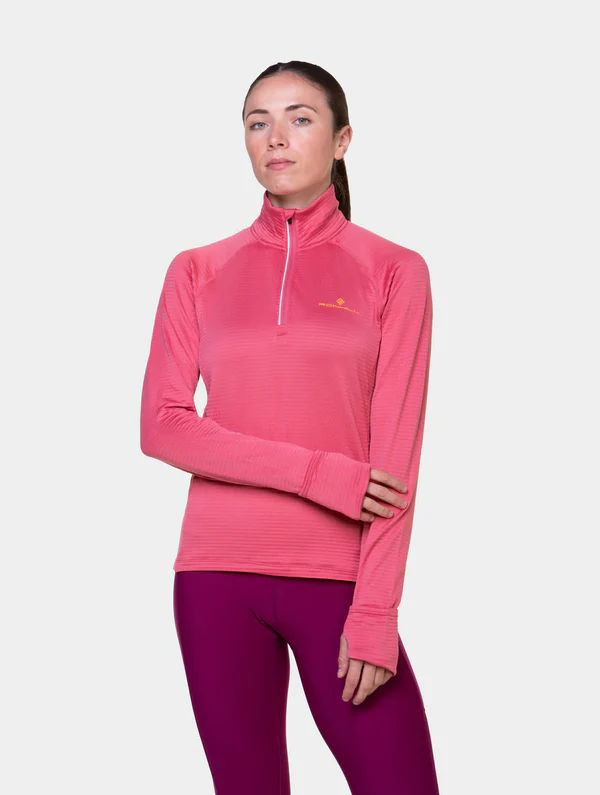 RONHILL Wmn's Tech Winter 1/2 Zip Salsa/Mango - Image 5