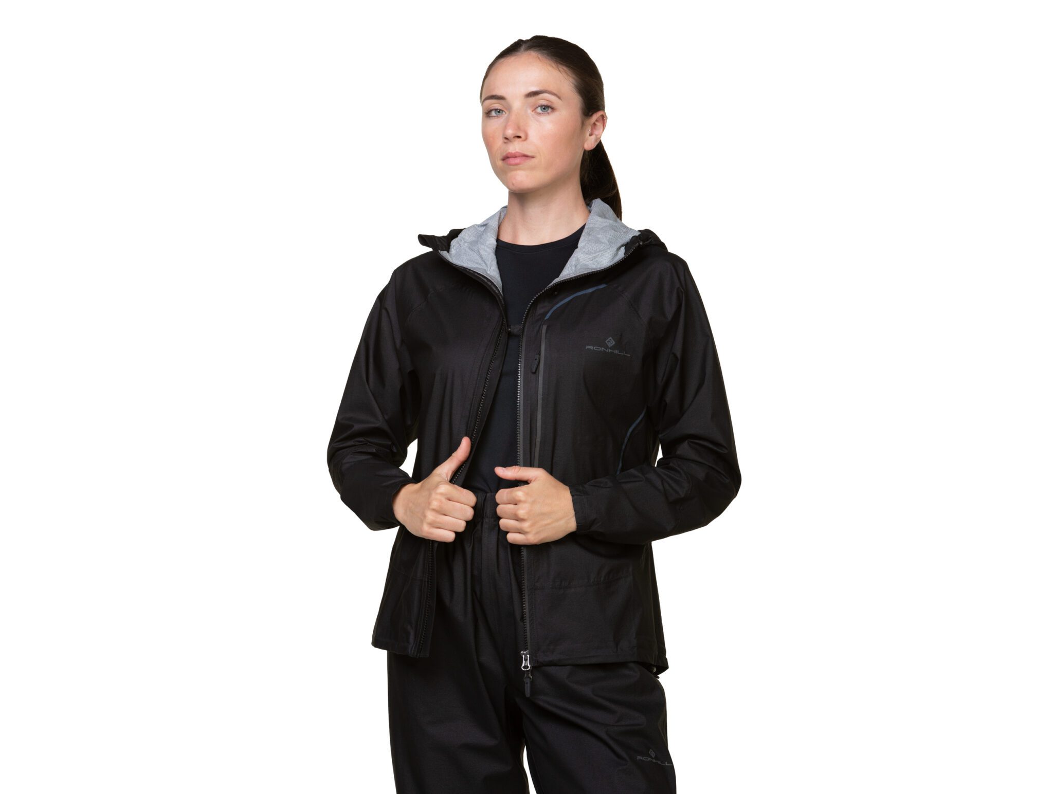 Ronhill Αδιάβροχο Jacket Tech Fortify Γυναικείο Μαύρο - Image 3