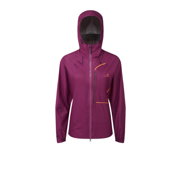 RONHILL Wmn's Tech Fortify Jacket Blackcurrant/Mango - Image 15