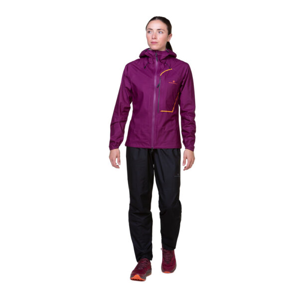 RONHILL Wmn's Tech Fortify Jacket Blackcurrant/Mango - Image 13