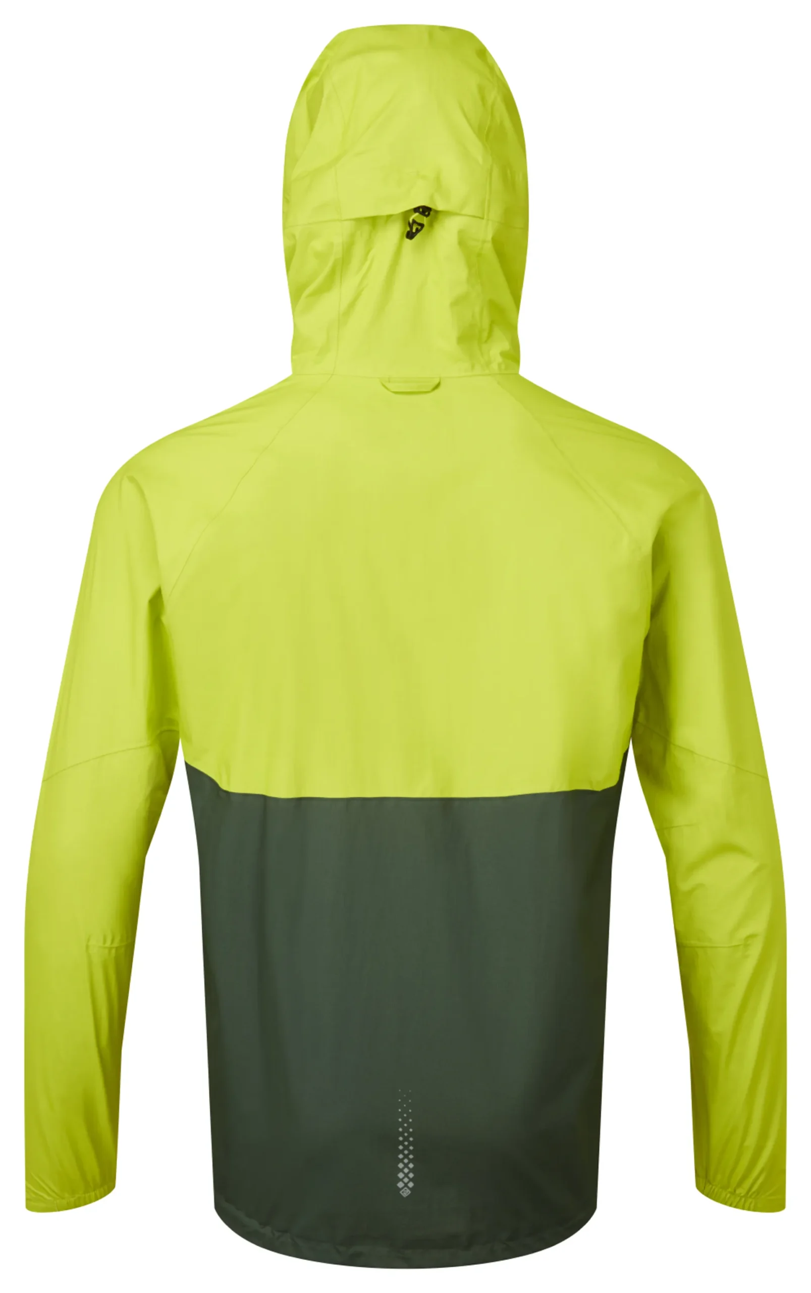 RONHILL Men's Tech Fortify Jacket Dark Sage/Acid - Image 2