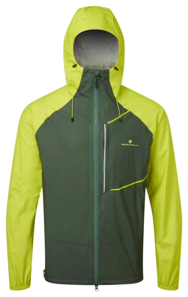 RONHILL Men's Tech Fortify Jacket Dark Sage/Acid