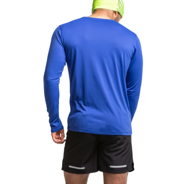RONHILL Men's Core L/S Tee DrkCobalt/BrightWhite - Image 2