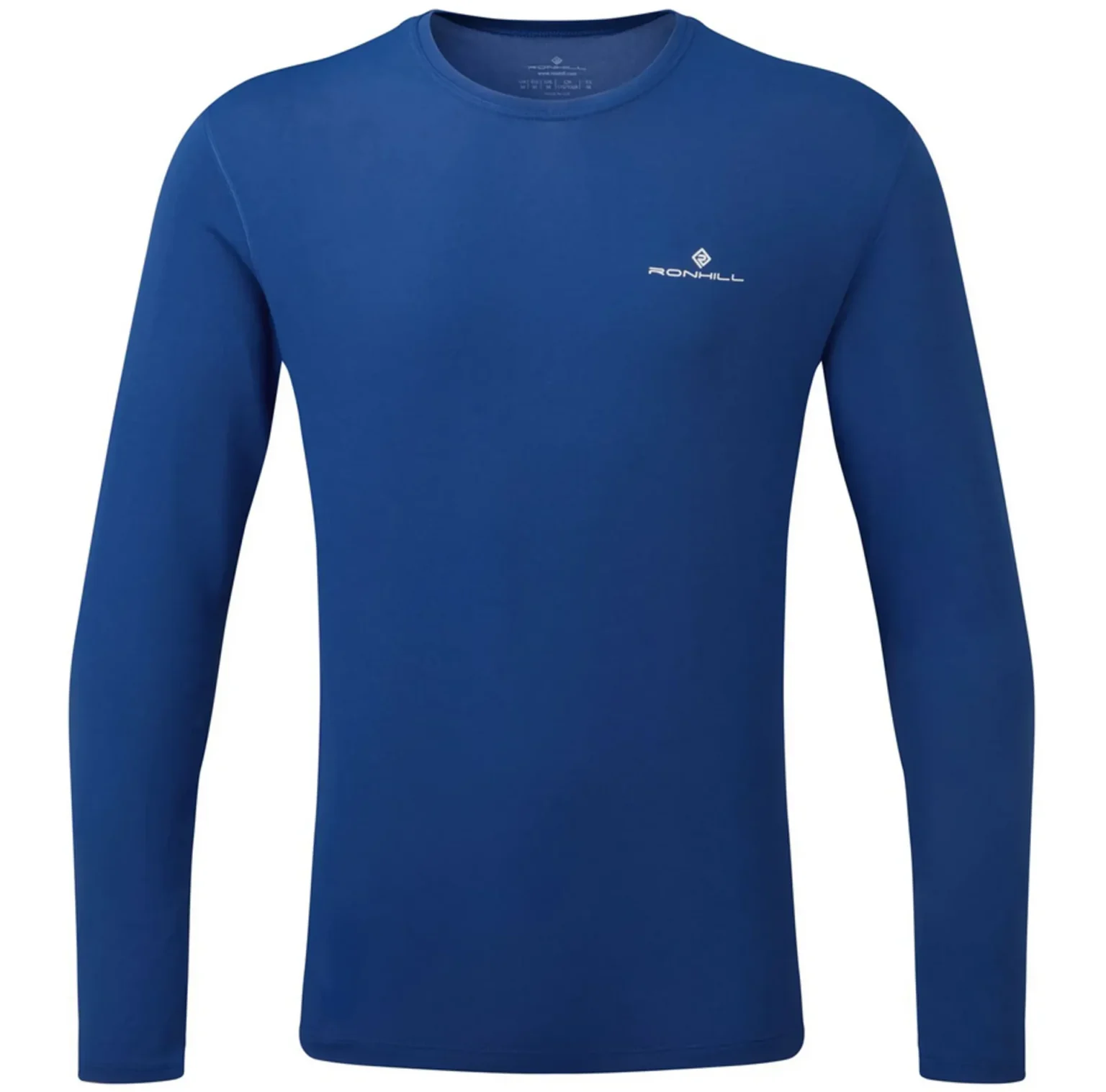 RONHILL Men's Core L/S Tee DrkCobalt/BrightWhite