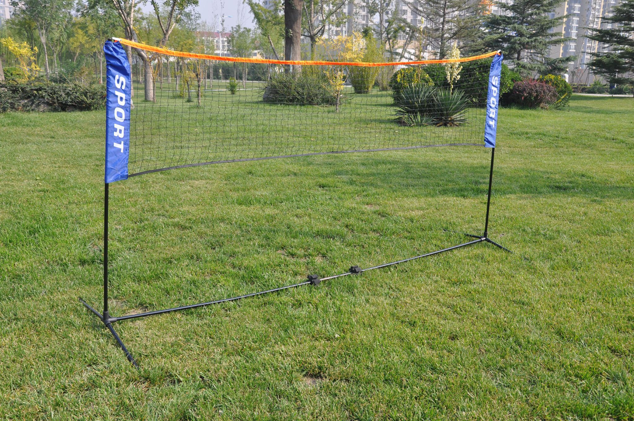 AMILA Δίχτυ Badminton με Στύλους 42768