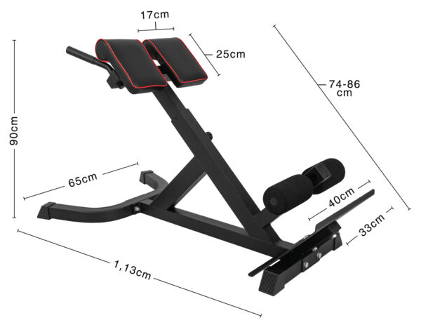 AMILA Πάγκος Γυμναστικής Ραχιαίων AMILA BE600 43906 - Image 7