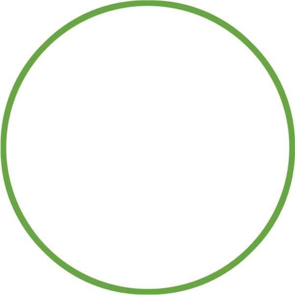 AMILA Χούλα-Χουπ 60cm - Φ18mm - 120gr, Πράσινο 48013