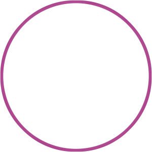AMILA Χούλα-Χουπ 60cm - Φ18mm - 120gr, Φούξια 48015