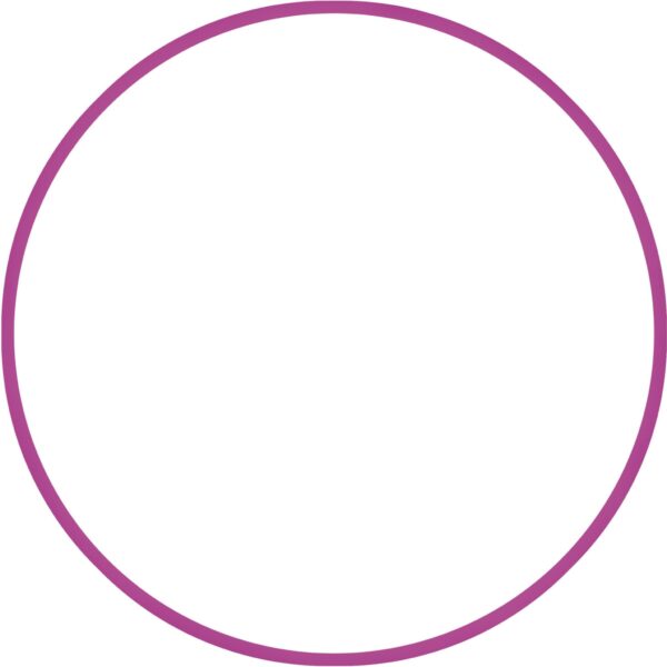 AMILA Χούλα-Χουπ 60cm - Φ18mm - 120gr, Φούξια 48015