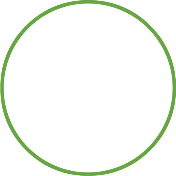 AMILA Χούλα-Χουπ 70cm - Φ19mm - 175gr, Πράσινο 48059