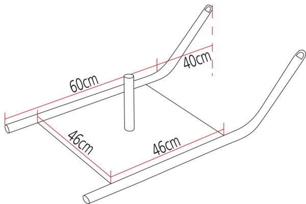 AMILA Έλκηθρο έλξης με ζώνη 48554 - Image 7