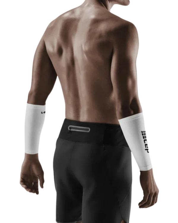 Cep Μανίκια Συμπίεσης forearm sleeves, white/black, unisex - Image 3
