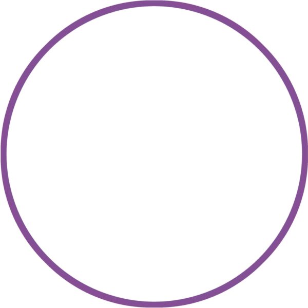 AMILA Χούλα-Χουπ 70cm - Φ19mm - 260gr, Μωβ 48027
