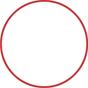 AMILA Χούλα-Χουπ 70cm - Φ19mm - 260gr, Κόκκινο 48157