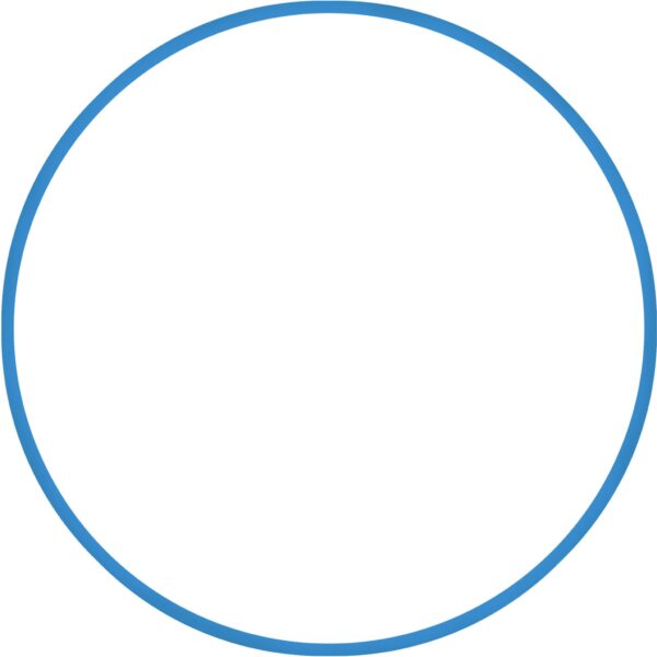 AMILA Χούλα-Χουπ 60cm - Φ18mm - 155gr, Μπλε 48166
