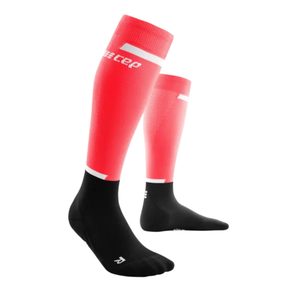 Cep Κάλτσες Συμπίεσης The Run Socks Tall, v4, pink/black Γυναικείες