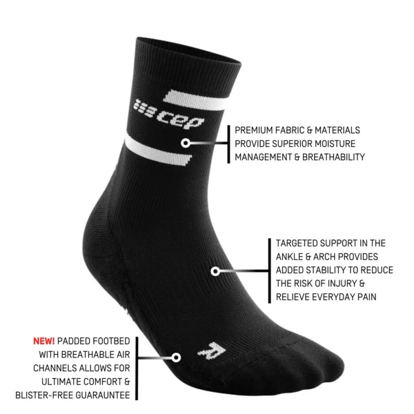 Cep the run socks, mid cut, v4, violet/black, Γυναικείες - Image 7