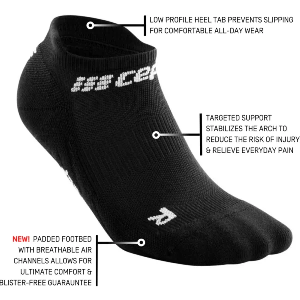 Cep the run socks, no show, v4, black, Γυναικείες - Image 3