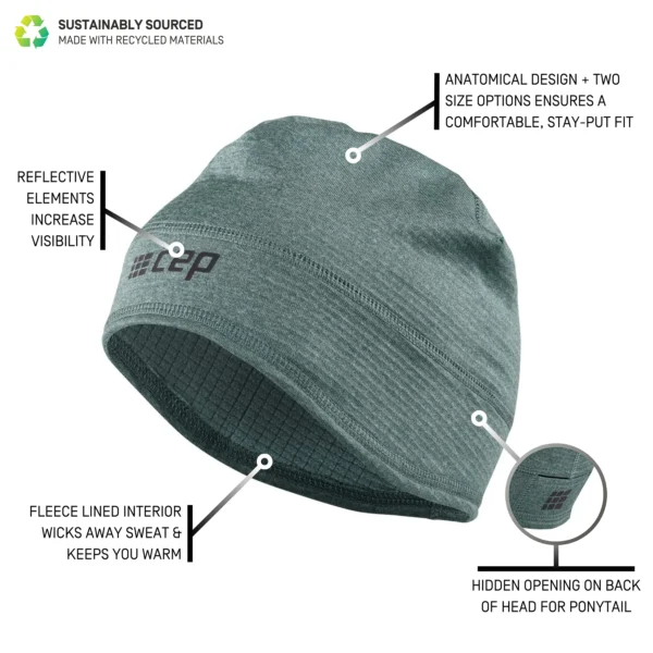 Cep cold weather beanie, v3, bluegrey, unisex - Image 5