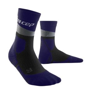 Cep max cushion socks, hiking, mid cut, grey/purple, women