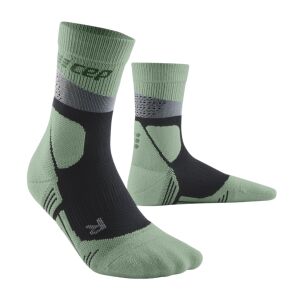 Cep max cushion socks, hiking, mid cut, grey/mint, women