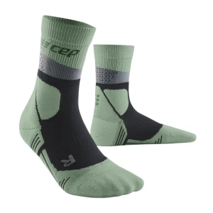 Cep max cushion socks, hiking, mid cut, grey/mint, women