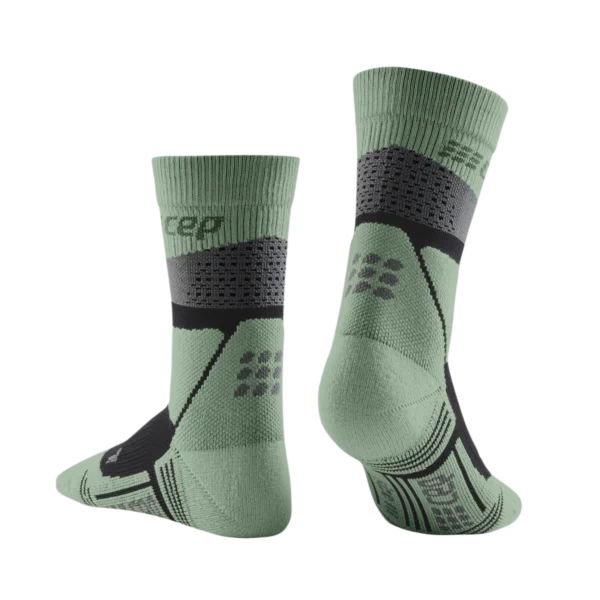 Cep max cushion socks, hiking, mid cut, grey/mint, men - Image 4