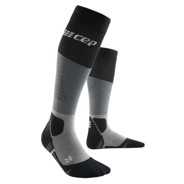 Cep max cushion socks, hiking, tall, grey/black, men