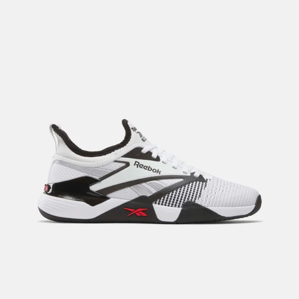 Reebok Nano Court Shoes Training Black White Red Unisex