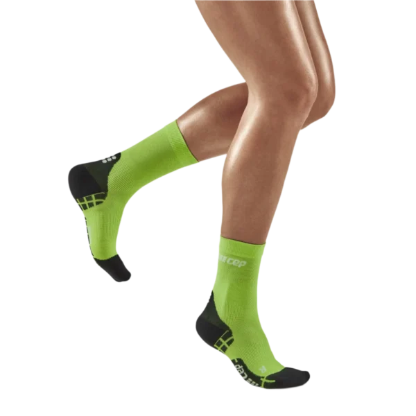 Cep ultralight short socks, flash green/black, Ανδρικές - Image 4