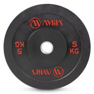 AMILA Δίσκος AMILA Black R Bumper Slim 50mm 5Kg 84831