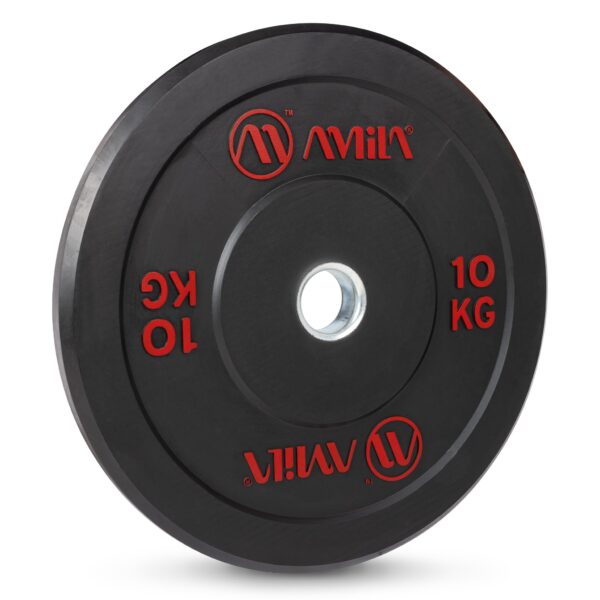 AMILA Δίσκος AMILA Black R Bumper Slim 50mm 10Kg 84832 - Image 2