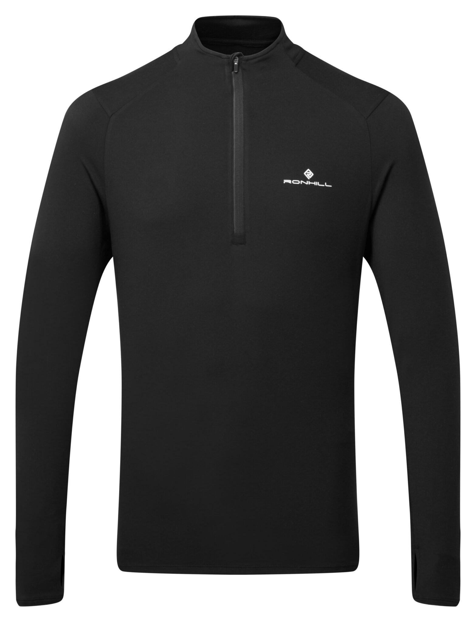 RONHILL Ανδρική Μπλούζα Core Thermal 1/2 Zip RH-00681 Black/Bright White