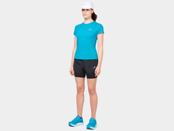 RONHILL Γυναικείο Σορτσάκι Core Twin Short Μαύρο - Image 5