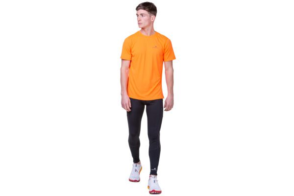 RONHILL Ανδρικό Μπλουζάκι Core S/S Tee Rh-01153 Fluo Orange/Legion - Image 5