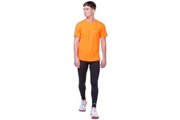 RONHILL Ανδρικό Μπλουζάκι Core S/S Tee Rh-01153 Fluo Orange/Legion - Image 5