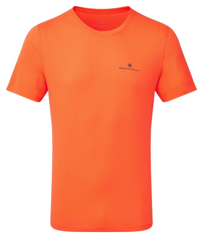 RONHILL Ανδρικό Μπλουζάκι Core S/S Tee Rh-01153 Fluo Orange/Legion