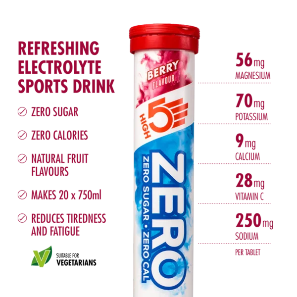 HIGH 5 Ηλεκτρολύτες SPORTS DRINK  ZERO BERRY - Image 4