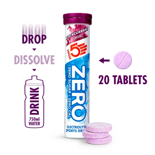 HIGH 5 Ηλεκτρολύτες SPORTS DRINK  ZERO BLACK CURRANT - Image 4