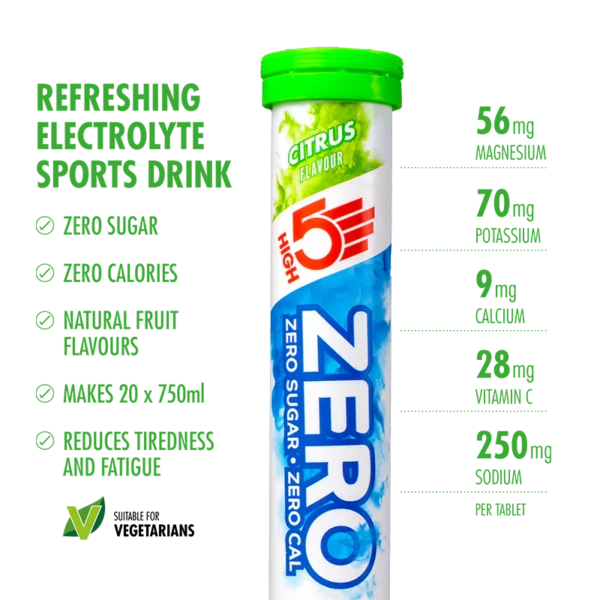 HIGH 5 Ηλεκτρολύτες SPORTS DRINK ZERO CITRUS - Image 3