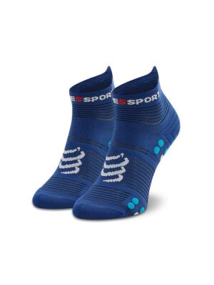 Compressport PRO RACING Κάλτσες V4.0 RUN LOW SODALITE/FLUO BLUE
