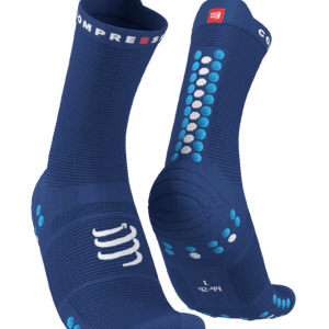 Compressport PRO RACING Κάλτσες V4.0 RUN HIGH SODALITE/FLUO BLUE