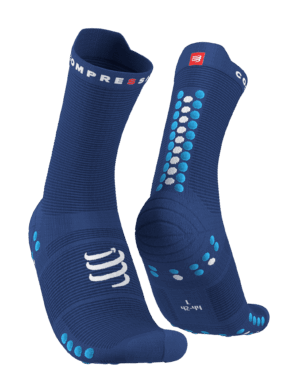 Compressport PRO RACING Κάλτσες V4.0 RUN HIGH SODALITE/FLUO BLUE