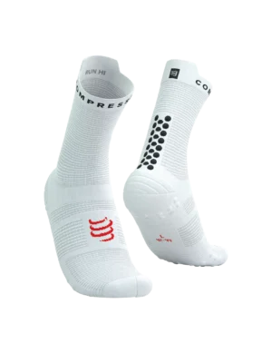 Compressport PRO RACING Κάλτσες V4.0 RUN HIGH WHITE/BLACK