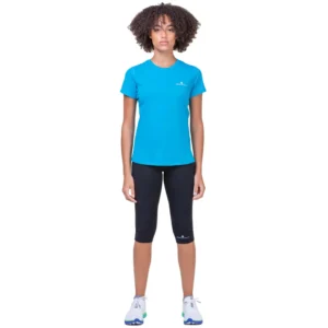 RONHILL Wmn's Core S/S Tee Rh-01141 Azure/Bright White