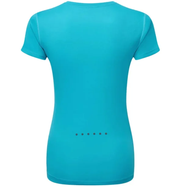 RONHILL Wmn's Core S/S Tee Rh-01141 Azure/Bright White - Image 4