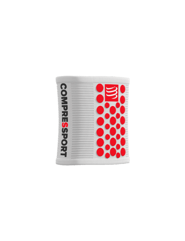Compressport SWEATBANDS 3D.DOTS WHITE/RED
