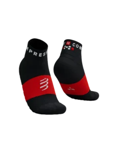 Compressport ULTRA TRAIL LOW Κάλτσες BLACK/RED